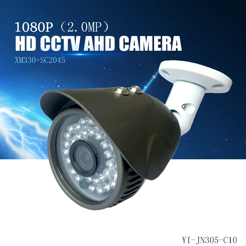 YiiSPO AHD 1080P bullet Camera 2 0MP analog Camera font b outdoor b font waterproof IR