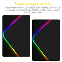 מחשב נייד RGB משחקים גדולים USB LED משטח העכבר Wired תאורה צבעונית מקלדת זוהר גיימר שטיחי עכבר עכברים Mat עבור מחשב נייד PC מחשב (5)