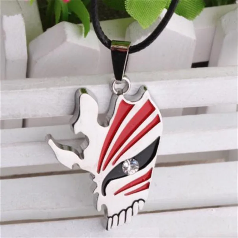 DZ899 nueva Bleach Kurosaki bankai media máscara cara COLLAR COLGANTE|necklace belt|necklace balloonnecklace victorian - AliExpress