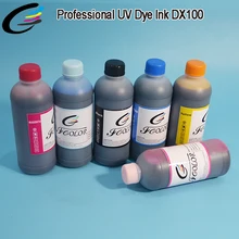 Отличные Fluency 1000 мл Печать оптом чернила для заправки комплект для струйного принтера Fuji DX100