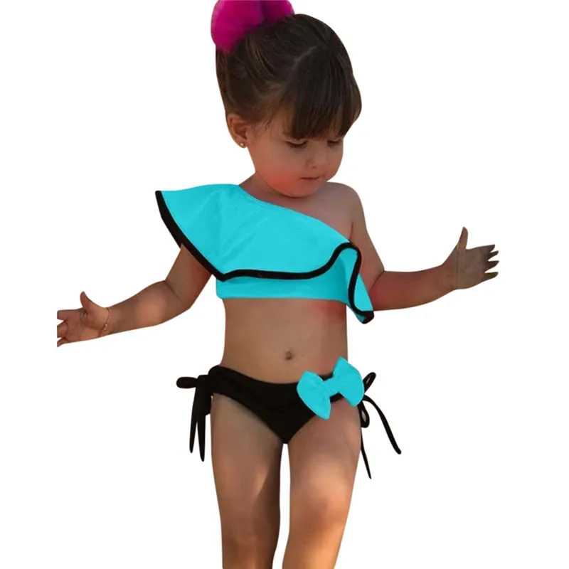 

Telotuny 2019 Baby Kids Girl Two Piece Swimsuit Summer Child Swimwear For Water Sports Bikini Swim Dress Beach Bathing Costume