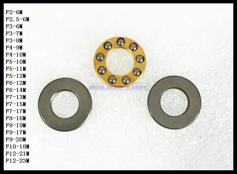

10pcs/Lot F4-9M 4mm x 9mm x 4mm 4x9x4 mm Axial Ball Thrust Bearing Brand New