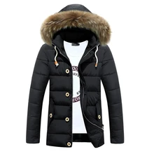 Новое повседневное длинное с капюшоном Veste Homme Hiver водонепроницаемое Толстое Зимнее пальто для мужчин