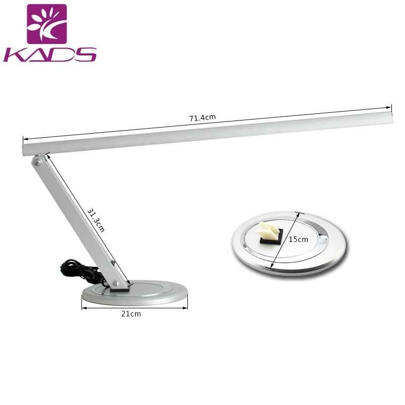 KADS 2016 New Arrival 1pc12W 220V Eye-Protection Portable Desk Lamp with EU Plug for Studying