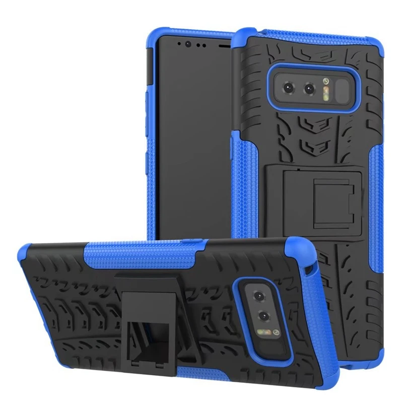 

For Samsung Galaxy Note 8 5 A6 A8 S8 S9 Plus Case Heavy Shock Proof Shell Cover Rugged Hybrid Case Armor 2 in 1 Phone Back Cover