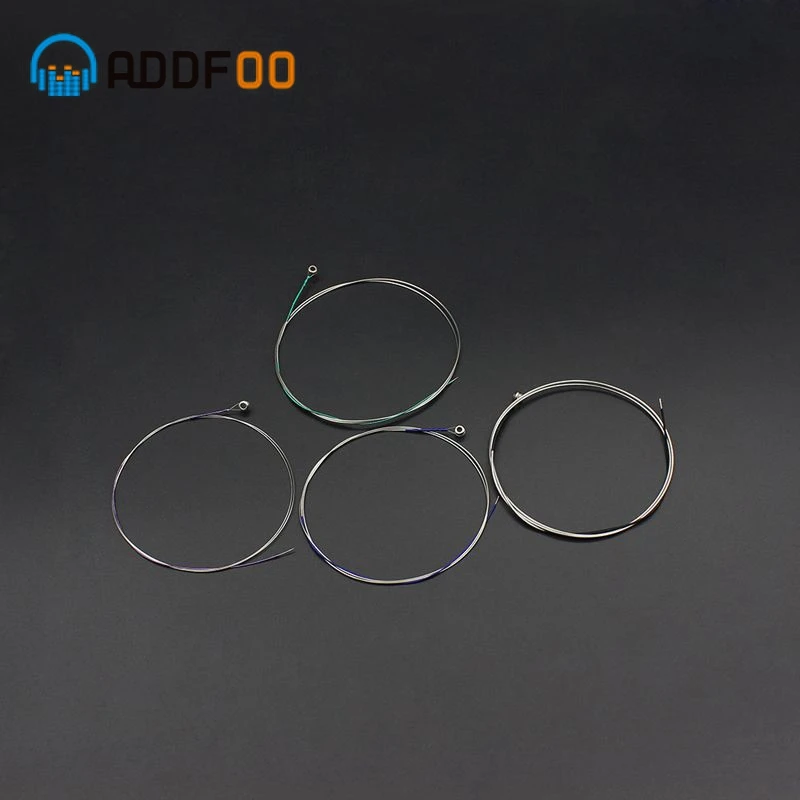 

ADDFOO Full Set Nickel Chrome Viola Strings Wound ADGC Wire Ball End For Viola Replacement String Instrument Repair Kit