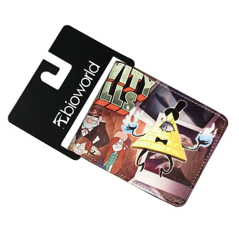 

Lovely Cartoon Purse Gravity Falls Anime Wallet carteira feminina Gift Boy Girl Kawaii Dollar Price Bags Leather Short Wallets