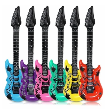 

hot cartoon guitar balloons inflatable air globos party supplies kids toys birthday ballon classic toy 2C0353