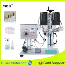 Настольная Автоматическая Машина Для Укупоривания колпачками, особое покрытие, спрей, косметика, медицинская ТРИГГЕРНАЯ крышка укупорочная машина, крышка шампуня