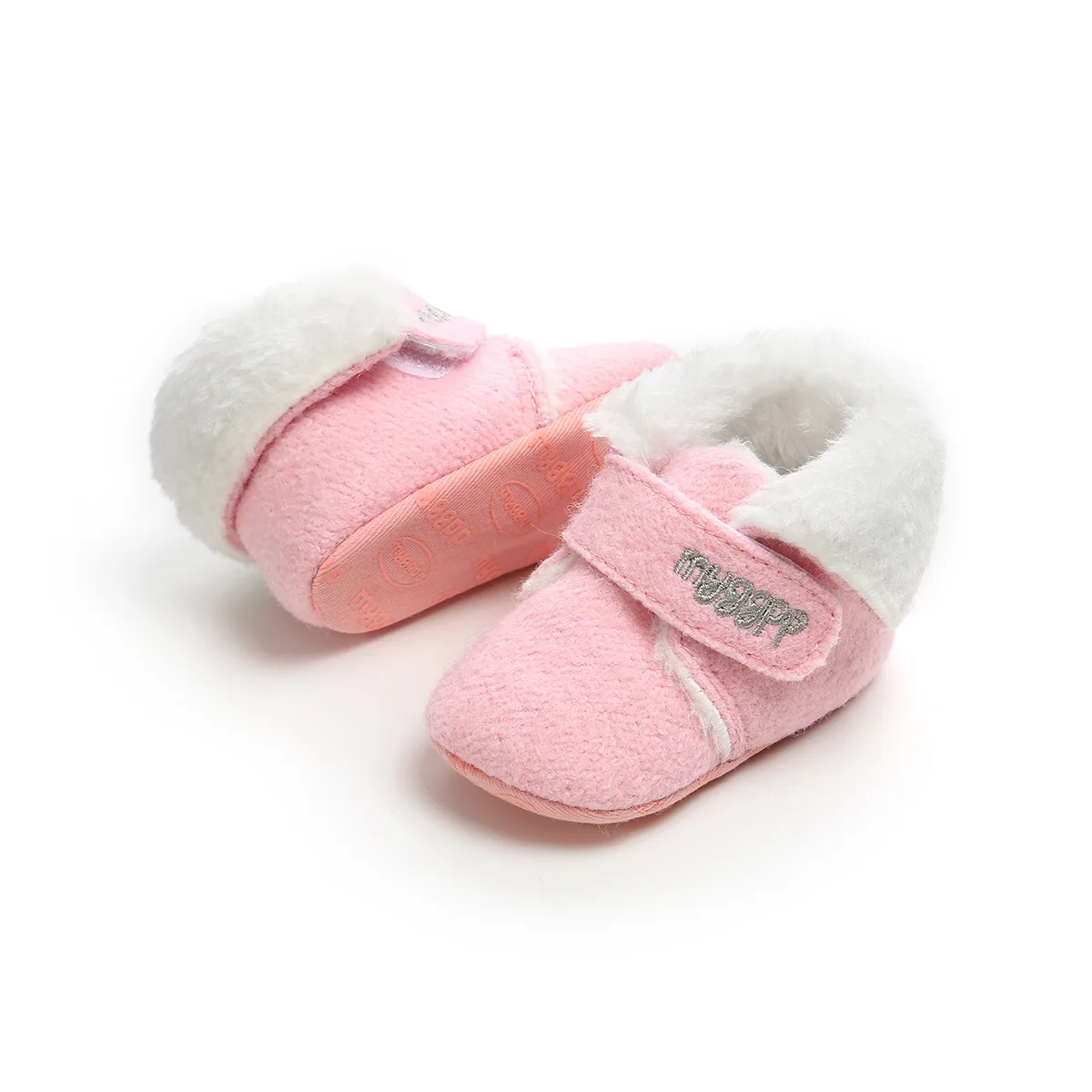 Зимний Теплый плюш для маленьких мальчиков и девочек зимние сапоги обувь 5 видов цветов льна для малышей; обувь для новорожденных обувь для малышей, мокасины. CX107B
