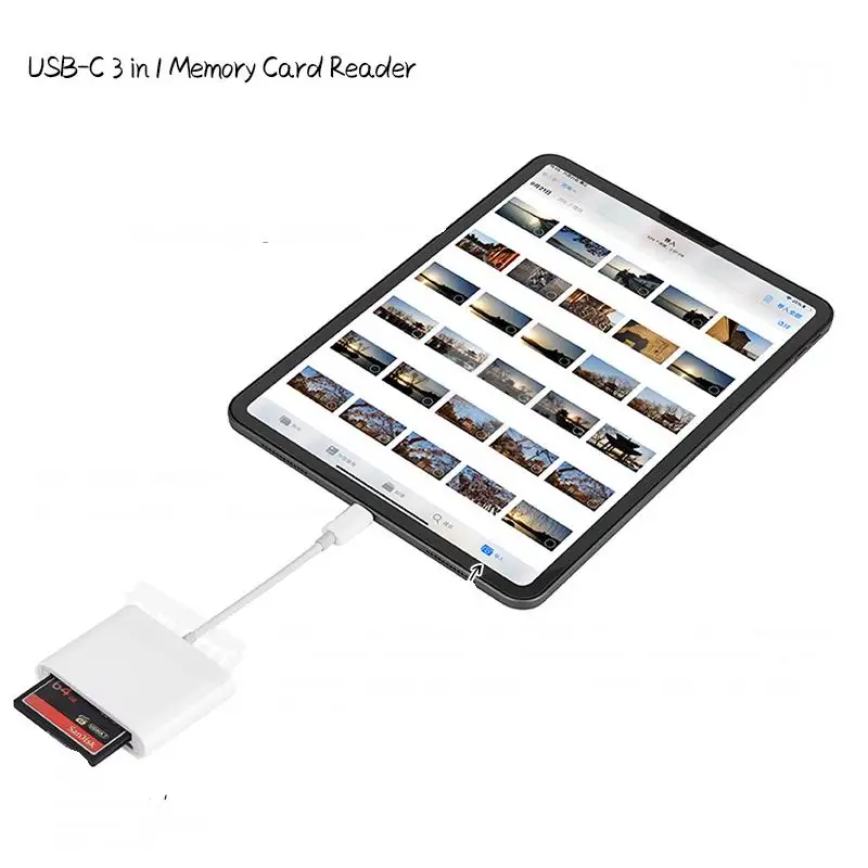 Usb type C для SD/Micro SD TF CF OTG Смарт-карта памяти Адаптер для Xiaomi Huawe Macbook iPad Pro type C кардридер SD кардридер