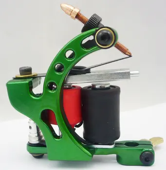 

10Pcs/lot Pro Casting Iron Tattoo Machine 10 Wraps coil stainless steel Tattoos Body Art Gun Coil Machine LPC-ITM-7039-6F