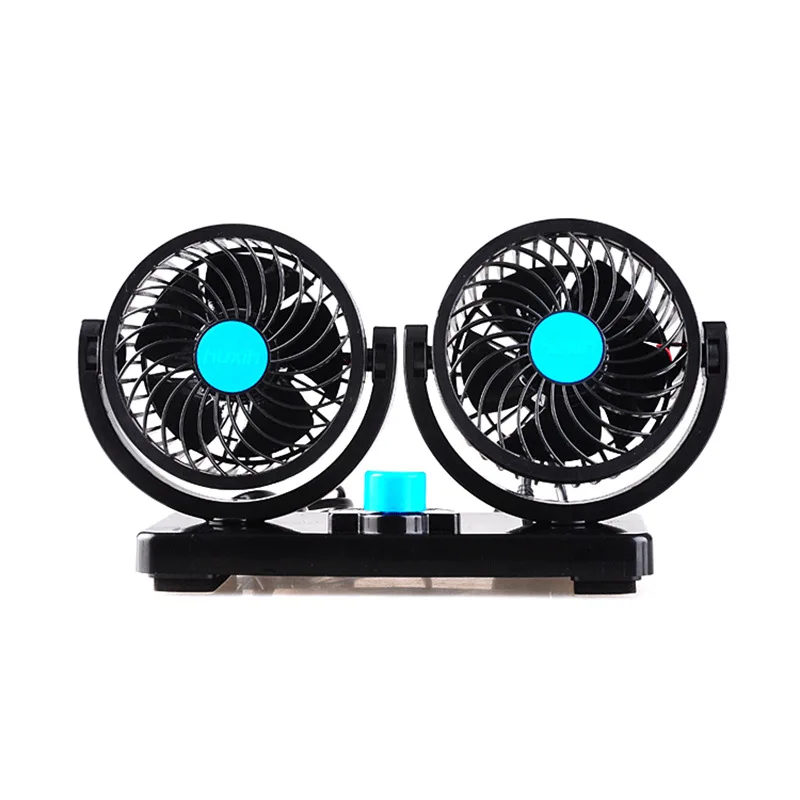

MINI Electric Car use ventilation Fan head shaking Small truck cooling conditioner fan 12V 24V 360 Degree Rotating Vehicle Fans