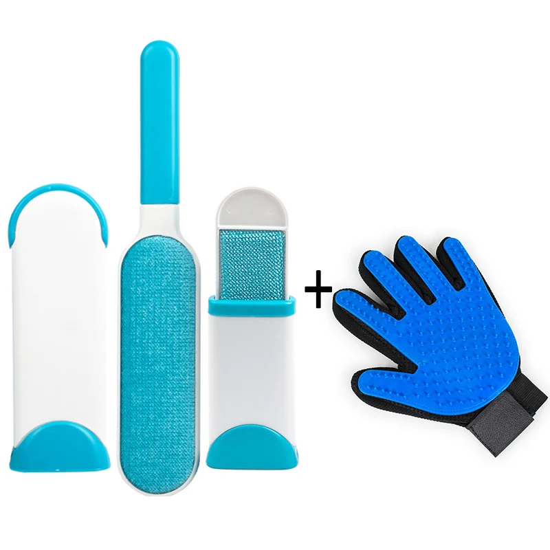 Glove-Brush Left 1/2/3/4/5 шт ПЭТ набор для чистки домашних животных Уход за лошадьми перчатки удаления волос нежный Deshedding массажные перчатки для домашних животных идеально подходит для собак и кошек - Цвет: Glove-Brush Left