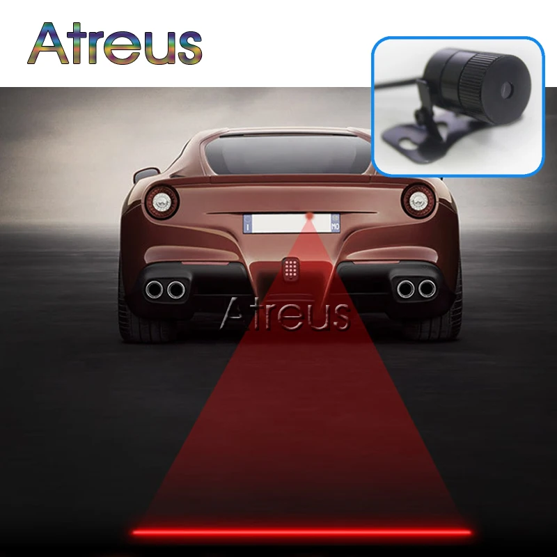 

1Set Car LED Red Laser Tail Fog Lights 12V Car Styling For Mercedes BMW F30 E46 Mini Cooper VW Passat B6 B5 Renault Accessories