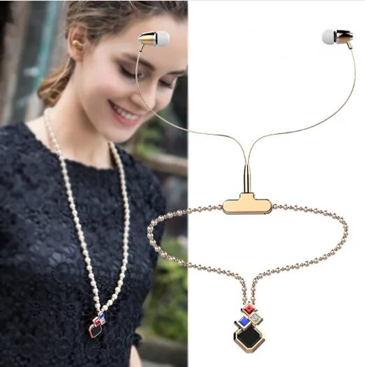 Wireless Stereo Bluetooth Headset Foldable Heaphone Necklace Earphone