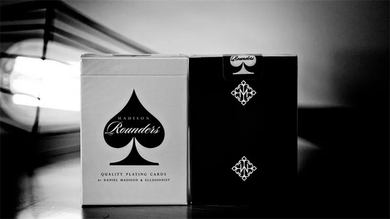 Черный Madison Rounder Black Deck от danel Madison и Ellusionist качество Игральные карты волшебные фокусы реквизит Волшебная карта