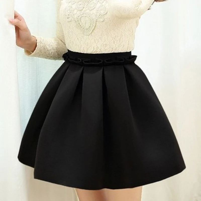 Nice Summer Skirt New Space Cotton Elastic Force High Waist Skirts ...