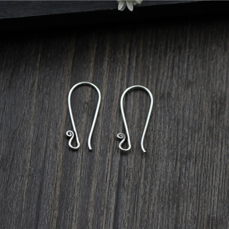 Vintage Style 925 Silver Hooks Handmade Jewelry For Earring DIY Jewelry