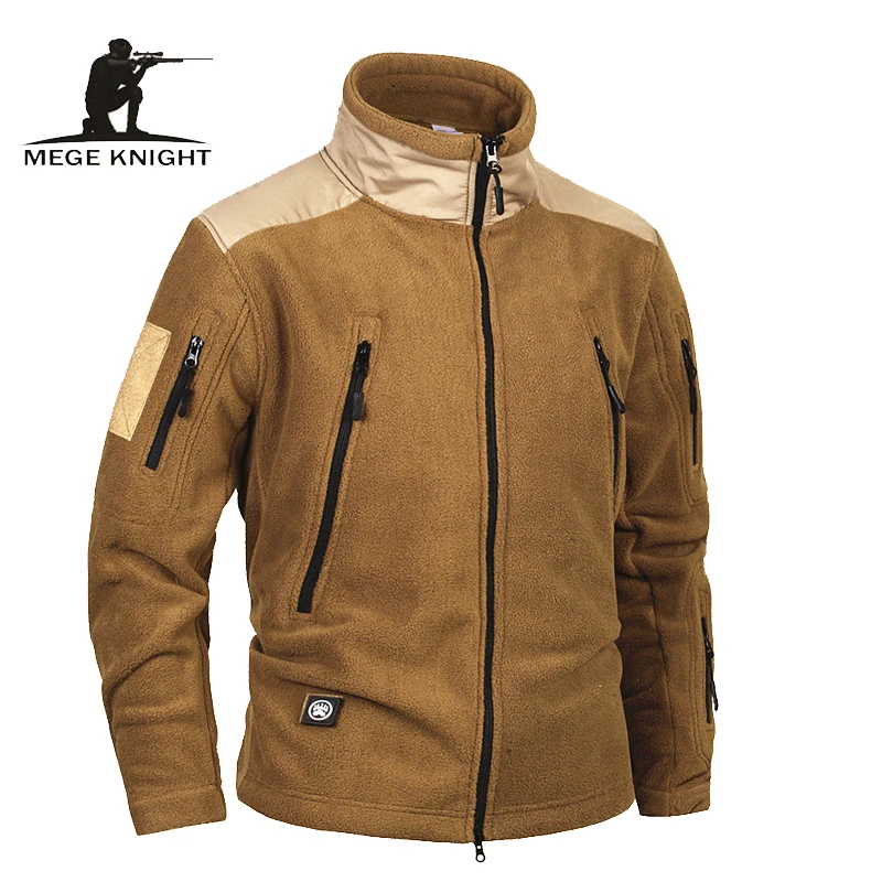 Billige Mege Marke Kleidung Taktische Armee Military Kleidung Fleece männer Jacke und Mantel, winddicht Warme militar jacke mantel für winter