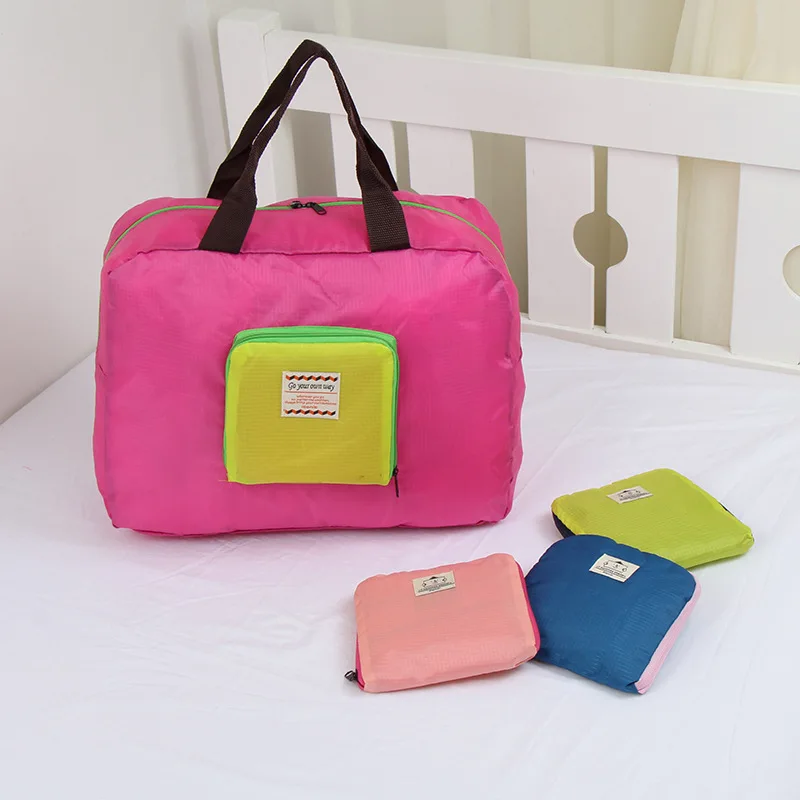 PACGOTH Korean Style Foldable Big Storage Portable Polyester Travel