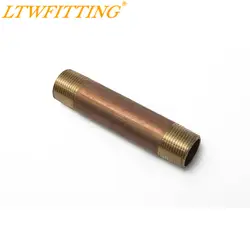 LTWFITTING Латунная Труба 4 "длинные соски фитинг 3/4" Мужской NPT воздуха воды