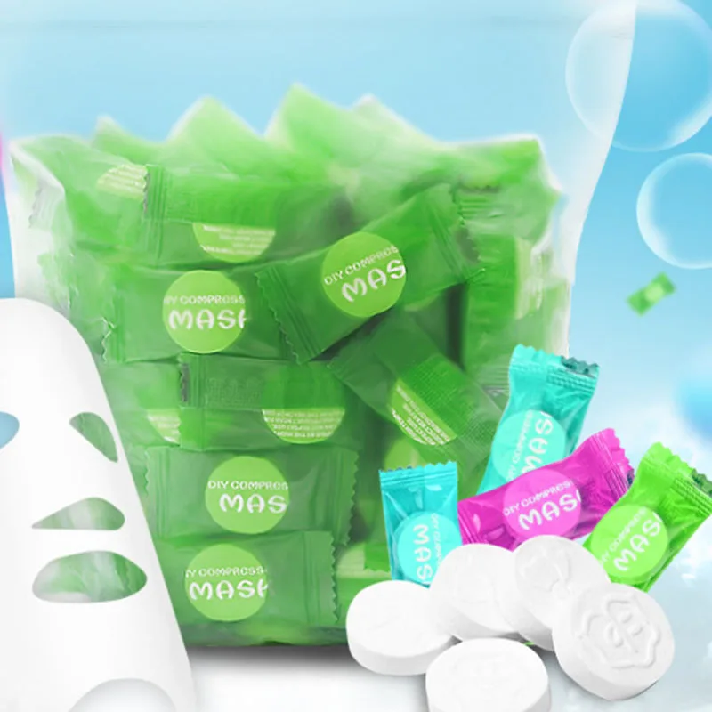 Compressed Face Mask Paper Disposable Facial Masks Papers For Skin Care DIY Women Makeup Beauty Tool