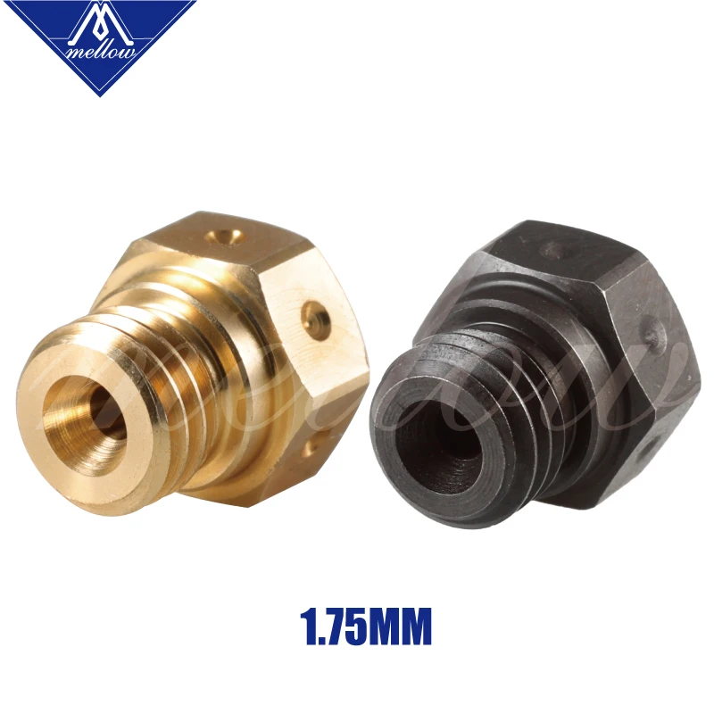 1 قطعة يانع عالية الجودة مايكرو السويسري Mk10 النحاس/صلابة الفولاذ M7 فوهة ل 3d طابعة Flashforge/ctc /wanhao السويسري Hotend عدة