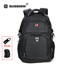School Laptop Backpack For Teenage Boys School Bag for Notebook Medium Size Black Bookbag Sac pour ordinateur portable SW9224
