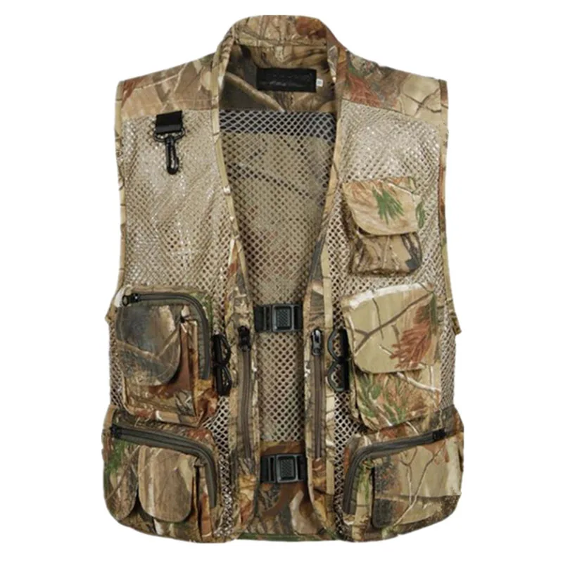 

Tactical Vests Fisherman for Men Hunter Mesh Vest Special Forces SWAT Military Quick Dry Hunter Field Photography Camouflage