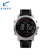 Кожаные умные часы, умные часы, будильник, давление, водонепроницаемые, 50 м, для активного отдыха, часы для взрослых, Пешие прогулки вместе с друзьями