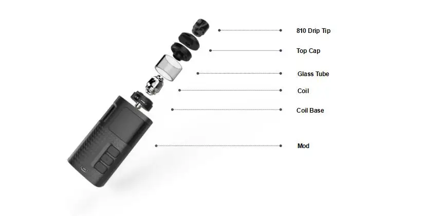 Original Kanger Ripple Kit 200W Ripple Box MOD Vape with 3.5ml Ripple TANK Kangertech Electronic Cigarette Vaporizer Kit 01 (11)