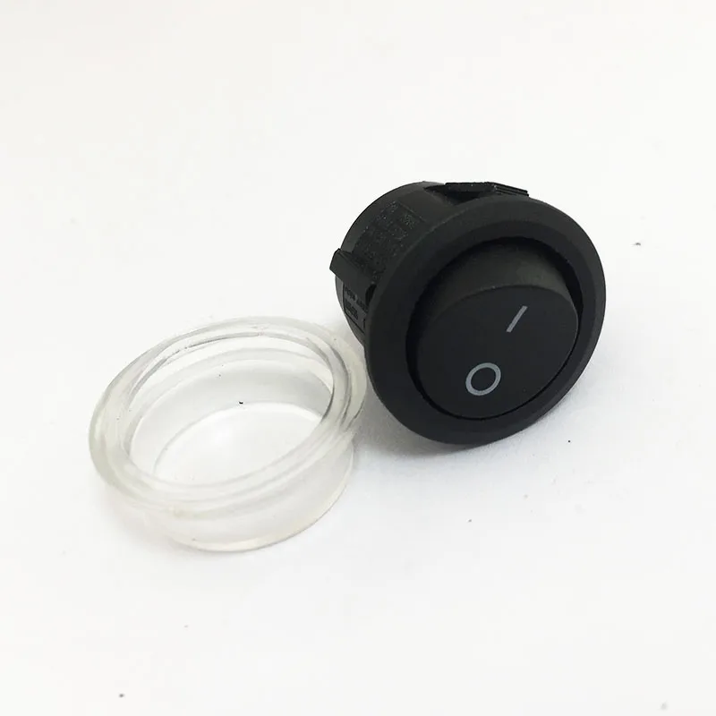 

10pcs 20mm KCD1 Round Switch Push button Switch Reset Switch Micro Switch Two Settings(waterproof)