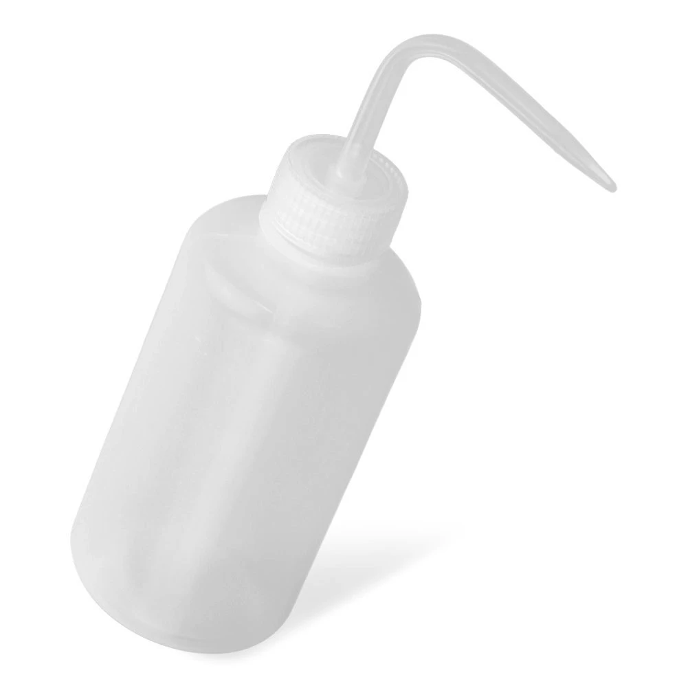 SOSW-250ml емкость Татуировки мыть Ясно Белый пластик зеленый мыло выжать бутылки - изображение