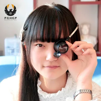 

FGHGF 15x Led Hands Free Eye Loupe Repair glasses Magnifier Headband ABS Lens Metal For Jewelry Watchmaker magnifying glass