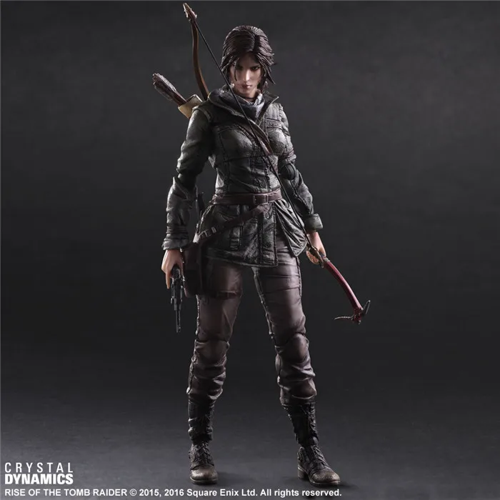 Классическая игра Vogue фильм Rise of The Tomb Raider Lara Croft Play Arts Kai 26 см фигурка статуя