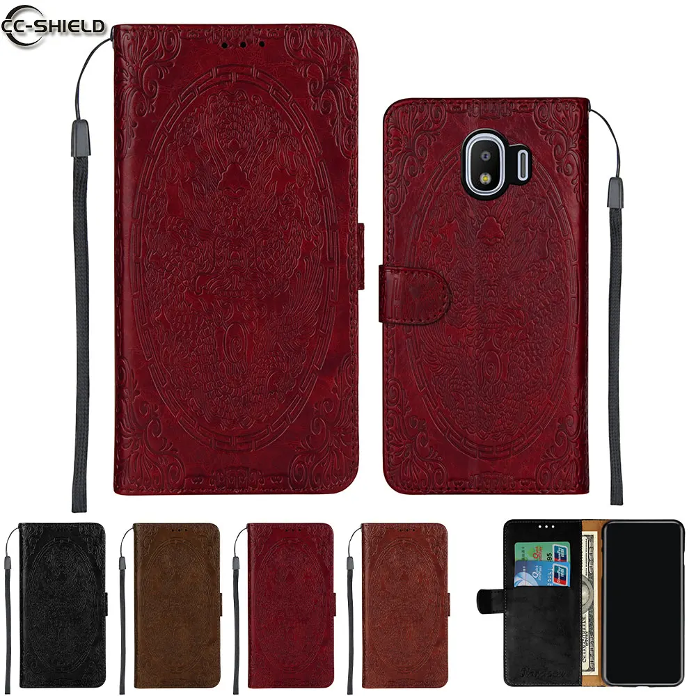 

Flip Case For Samsung Galaxy J2 2J 2018 SM J250 J250F/DS SM-J250F/DS SM-J250Y Soft Tpu Phone Leather Cover Magnetic Bag Wallet