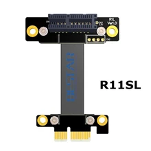 Стояк PCIe 3.0×1 для pci-e x1 PCI Express 1X Gen3 8 г/BPS M/M м /F графика WLAN карты WI-FI Extender Удлинитель riser