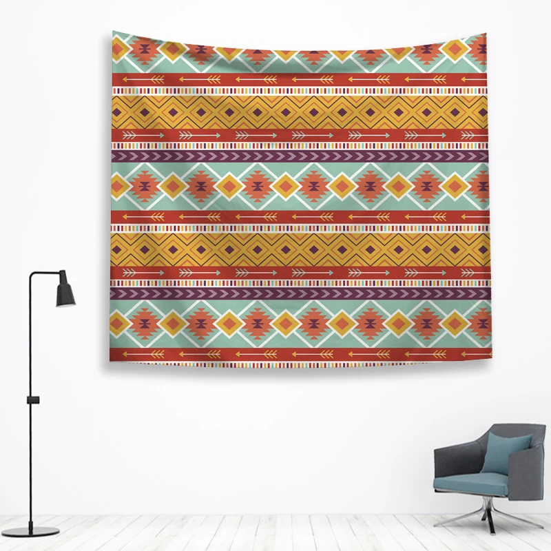

Bohemian Tapestry Boho Mandala Hippie Wall Tapestry Indiaan Tenture Boheme Arras De Boda Personalizadas Psychedelic Wall Hanging