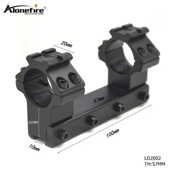 

AloneFire LD2002 Rifle Scope Mount Overall Outdoor Hunting Ring 25.4mm High Quality Metal Tactical Rail Mount