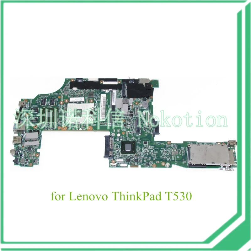 

NOKOTION FRU 04W6824 For lenovo thinkpad T530 laptop motherboard NVS 5400M graphics QM77 DDR3