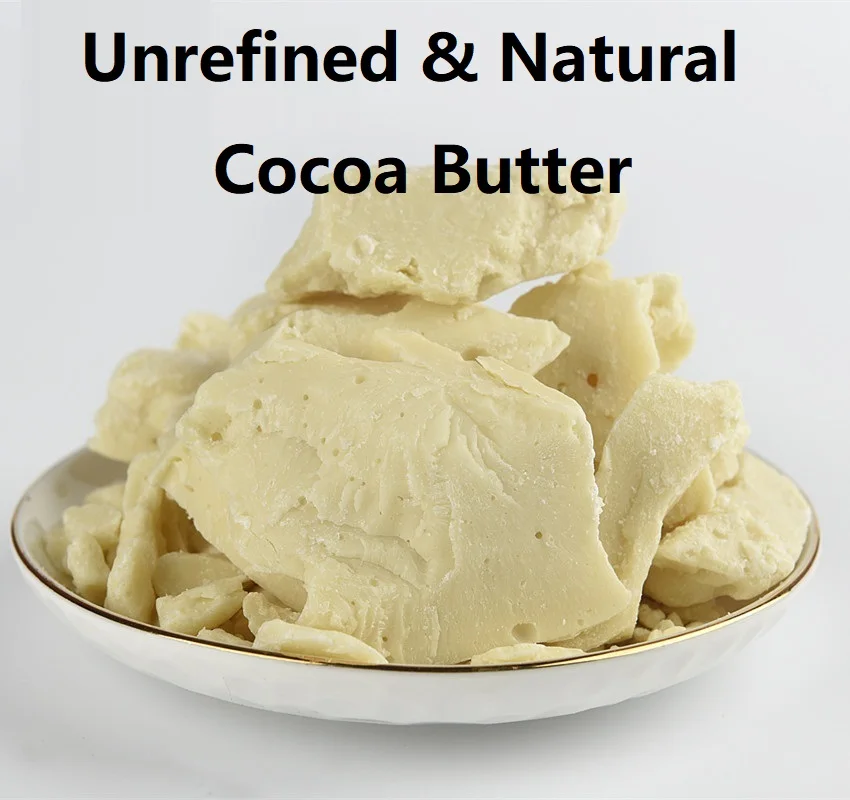 50g Cosmetics Pure Cocoa Butter Raw Unrefined Cocoa Butter Base Oil