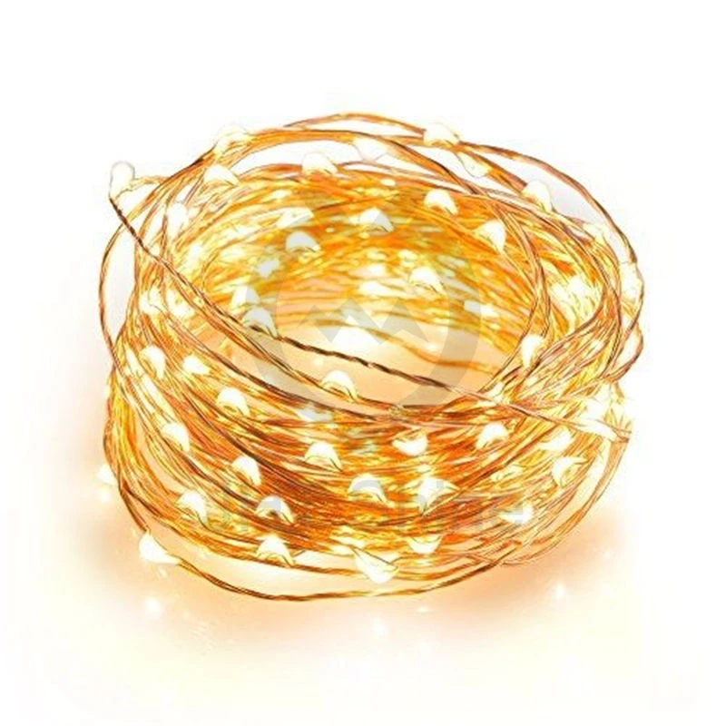 100 LEDs Solar Power Copper Wire lights 33Ft/10M String Lights for Christmas Light Outdoor Wedding Party Home Decoration Lamp | Лампы и