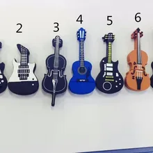 Новая модная мультяшная гитара, скрипка, 8 ГБ, 16 ГБ, 32 ГБ, USB 2,0, флеш-накопитель, 64 ГБ, флешки, u-диск для подарка