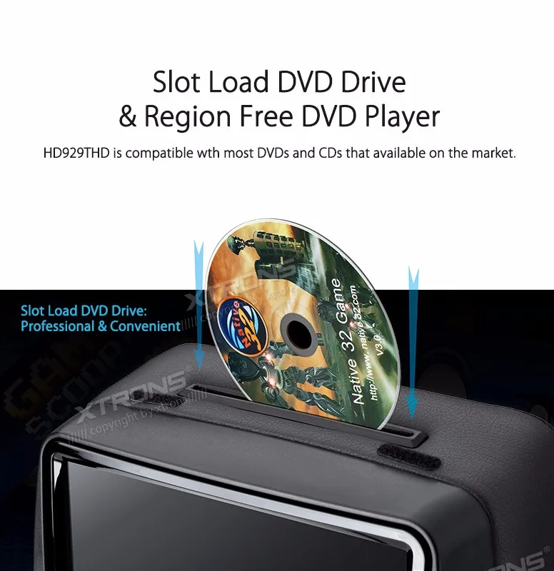 Flash Deal 2x9" Touch Screen Headrest Car DVD Car Headrest DVD Headrest Car Monitor DVD with HDMI Port & Super-clear 1080P Video Support 4 Flash Deal 2x9" Touch Screen Headrest Car DVD Car Headrest DVD Headrest Car Monitor DVD with HDMI Port & Super-clear 1080P Video Support 4