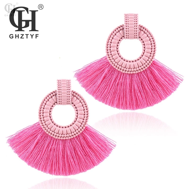 

Bohemian Tassel Earrings For Women Korean Hanging Earrings Fashion Jewelry Pendientes Mujer Moda 2018 Boho Suspension Jewellery