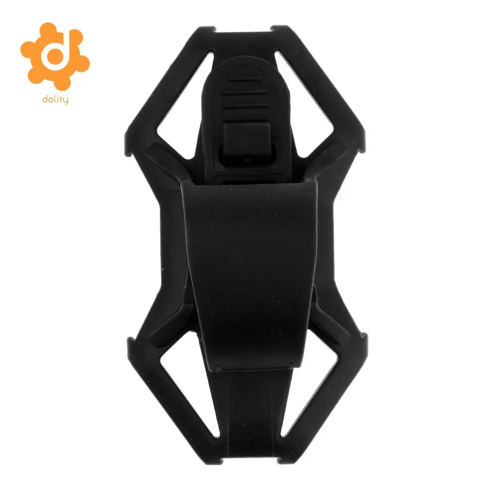 Silicone Motorcycle Bike Bicycle Handlebar Phone Mount Holder Bracket Rack GPS Case Works for 4-6 inch Smartphones 