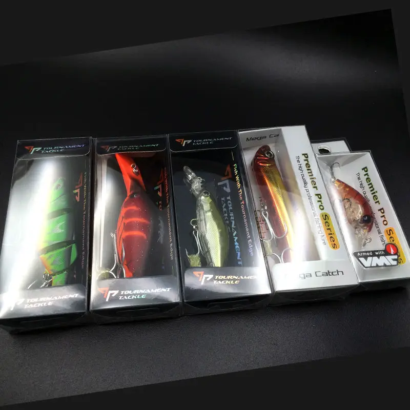 

5pcs/lot Mixed 5models A+ fishing lures hard penceil crank swim bait shad minnow popper,5pcs quality lures,free shipping