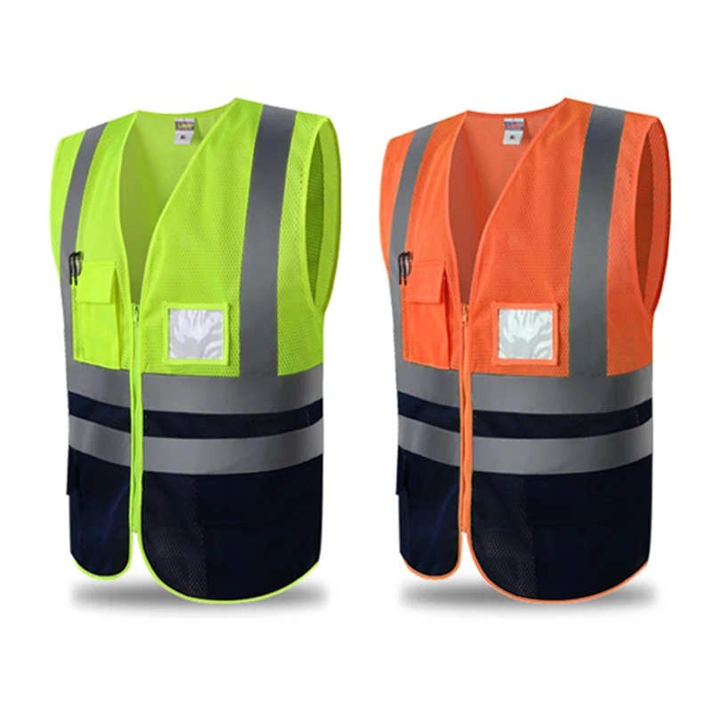 سترات عاكسة وضوح عالية سلامة قمم للنساء الرجال للجنسين عامل البناء منشئ طبقتان أصفر أسود برتقالي أسود سترات عاكسة وضوح عالية سلامة قمم للنساء الرجال للجنسين عامل البناء منشئ طبقتان أصفر أسود برتقالي أسود
