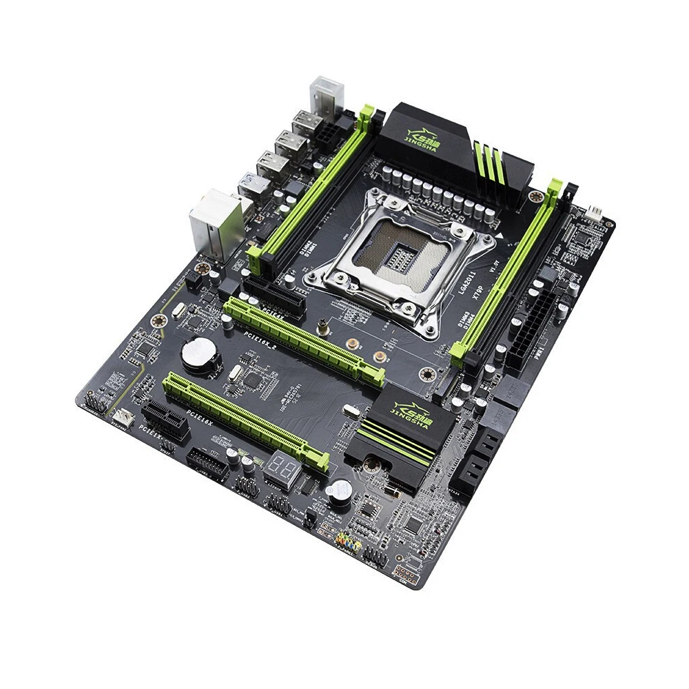 

Jingsha X79P LGA 2011 Motherboard M.2 High Speed E5 LGA2011 Intel E5/E5V2 Processor DDR3 64GB Mainboard PCI-E3.0 NVME